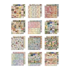Tim Holtz Paper 12x12" - Palette Collection / Multi